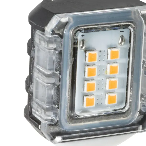 Energy-efficient 12V LED landscape lamp delivers 130 lumens of warm 2700K light in a compact clear glass design. Wet-rated for reliable outdoor performance with integrated LED technology. - alternate view