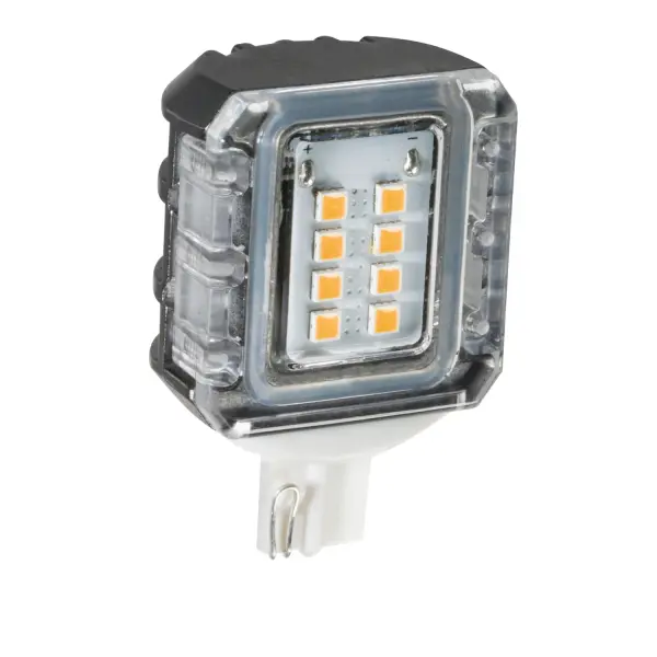 This compact T5 wedge LED lamp delivers warm 3000K light with exceptional longevity, replacing traditional 16W xenon bulbs while using only 1.5W. Wet location rated for reliable outdoor performance in path lights, deck lights, and wall wash fixtures.