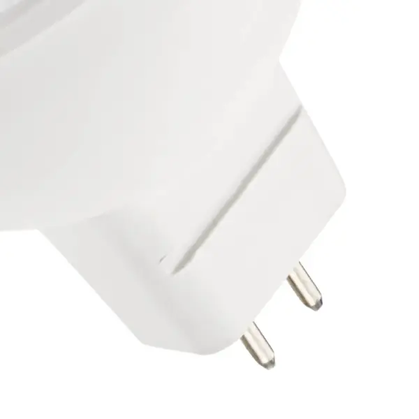 This 7W LED replacement lamp delivers 550 lumens of warm 3000K light with a wide 100-degree beam spread. Designed for 12V landscape lighting systems, it offers excellent energy efficiency and damp location rating. - alternate view