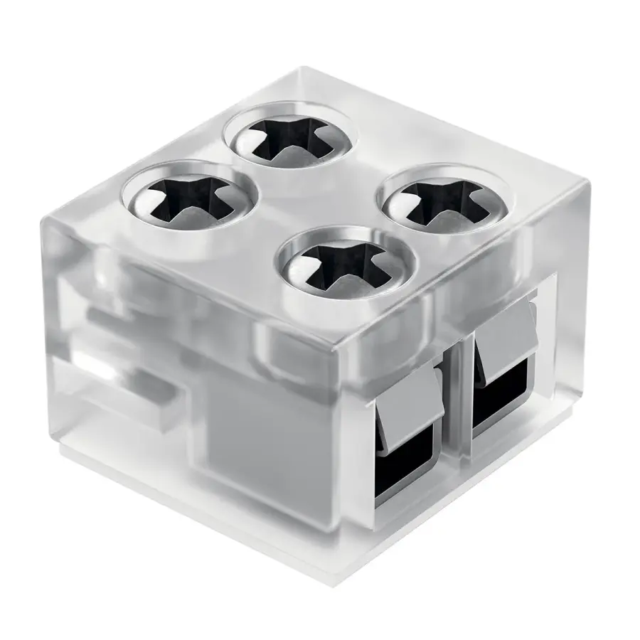 Tape Light Straight Connector - Clear - Image 1