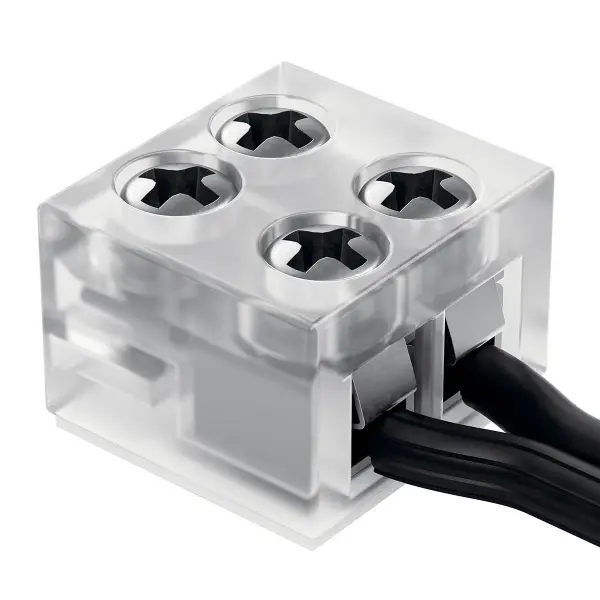 Tape Light Straight Connector - Clear - Image 1