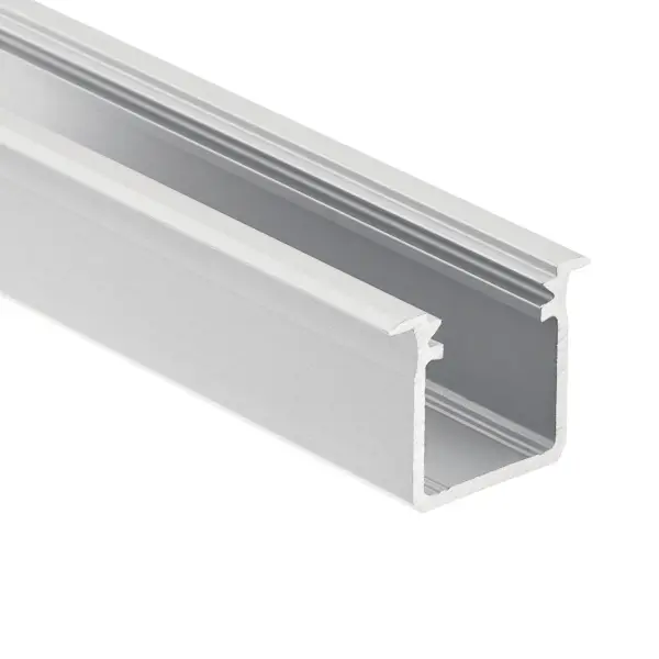 This 8-foot aluminum extrusion channel provides a clean, recessed installation solution for LED tape lighting. The deep well design diffuses light beautifully while maintaining a low profile in cabinetry, shelving, and architectural details.