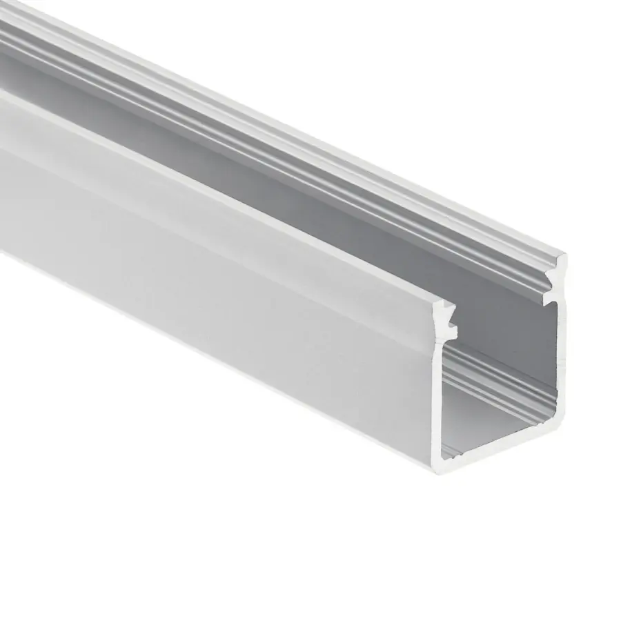 ILS TE Series 8' Aluminum Tape Light Channel in Silver
