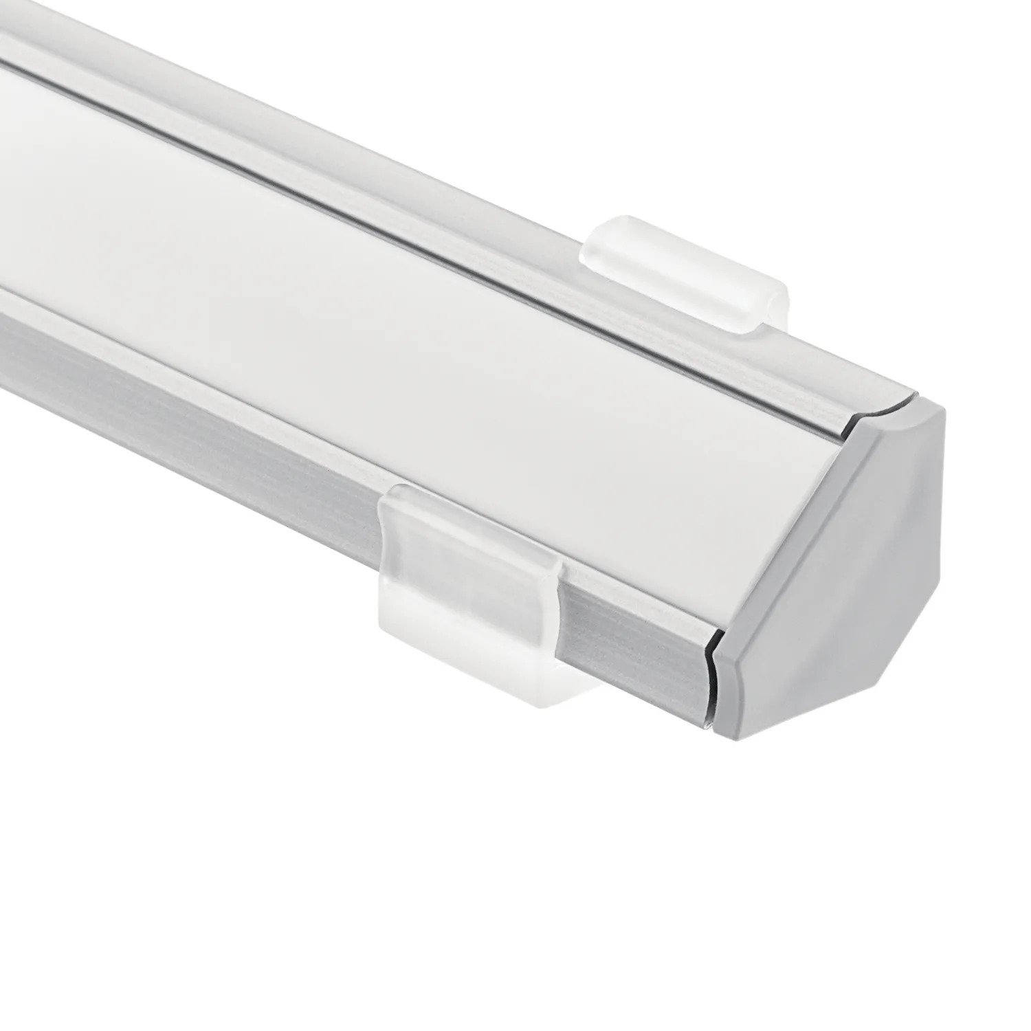 ILS TE Series 8' Tape Light Extrusion Kit in Silver