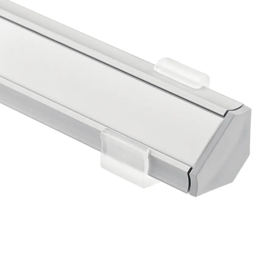 ILS TE Series 8' Tape Light Extrusion Kit in Silver