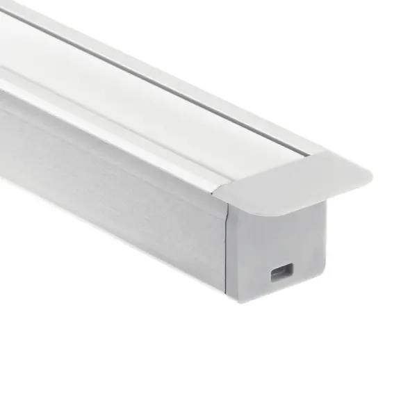 This aluminum extrusion kit provides a sleek, professional solution for recessing LED tape lighting into shelves, cabinets, and walls. The deep channel design creates beautifully diffused illumination while concealing the light source.