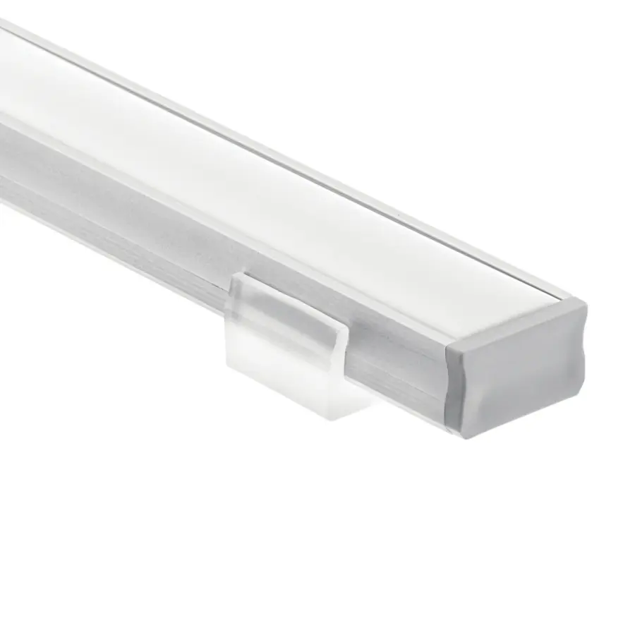 ILS TE Series 8' LED Tape Light Extrusion Kit in Silver