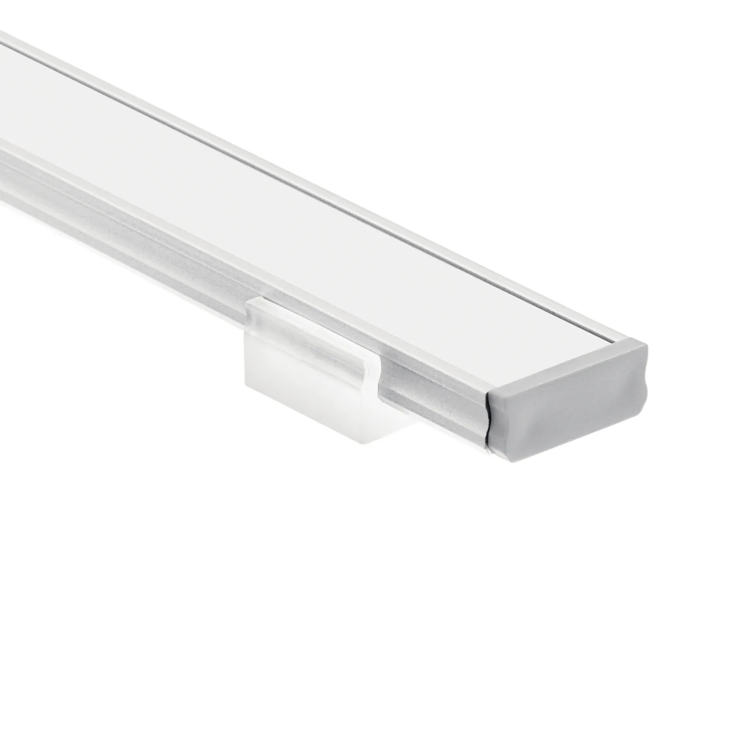 ILS TE Series 4' LED Tape Light Extrusion Kit in Silver