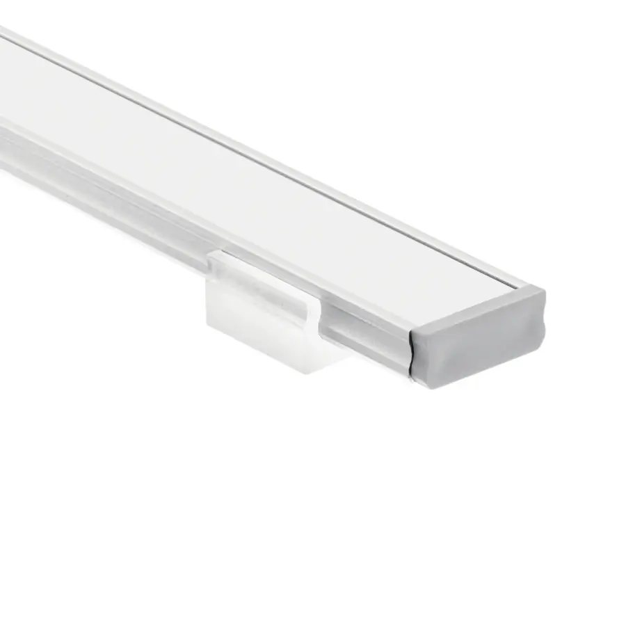 ILS TE Series 8' LED Tape Light Extrusion Kit in Silver