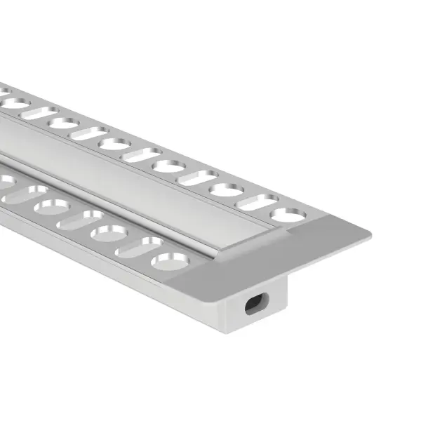 ILS TE Series 8ft Recessed Channel Kit in Silver