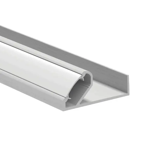 TE Series 2ft Under-Shelf LED Channel Kit in Silver