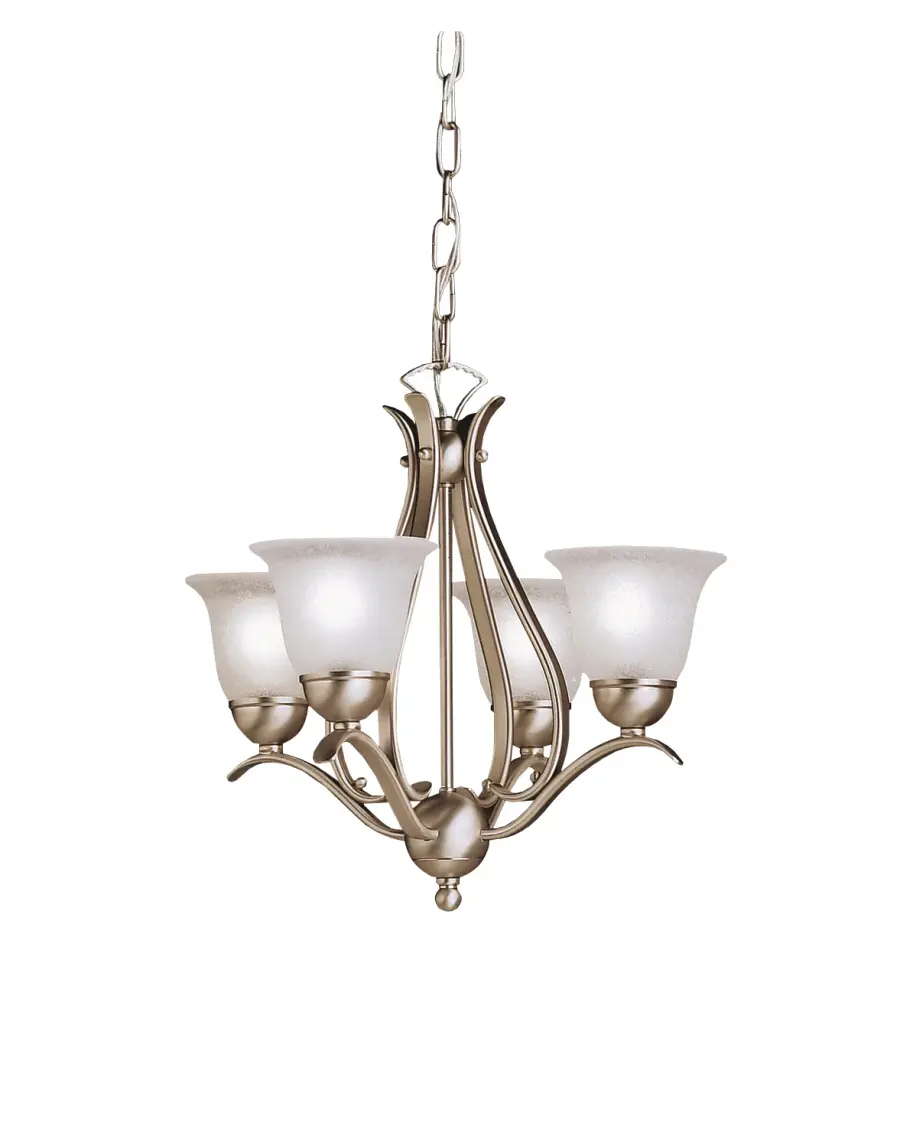 Dover 4-Light Mini Chandelier in Brushed Nickel