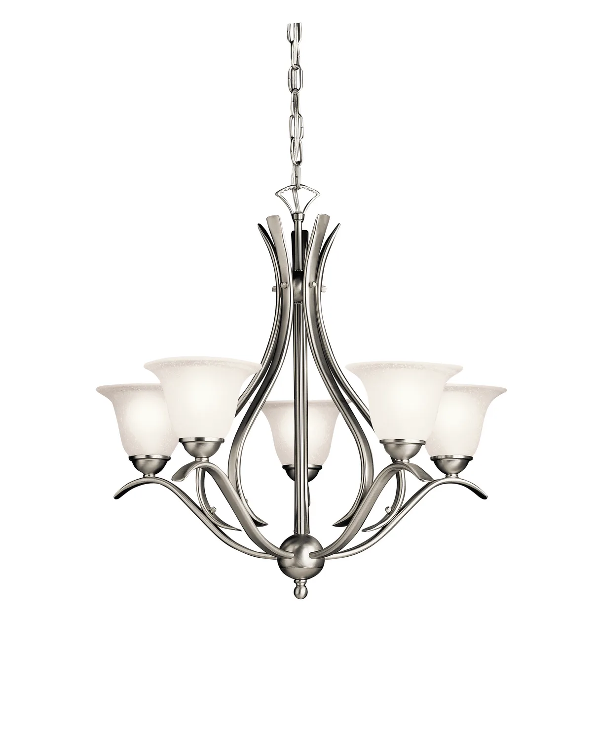 Dover 5-Light Chandelier in Brushed Nickel
