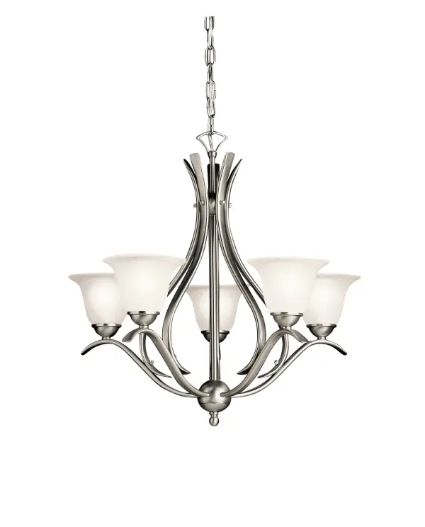 Dover 5-Light Chandelier in Brushed Nickel