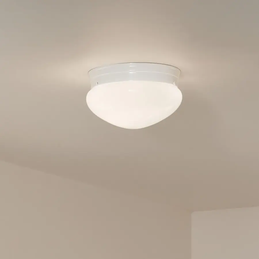 Ceiling Space White Flush Mount Ceiling Light - Image 3