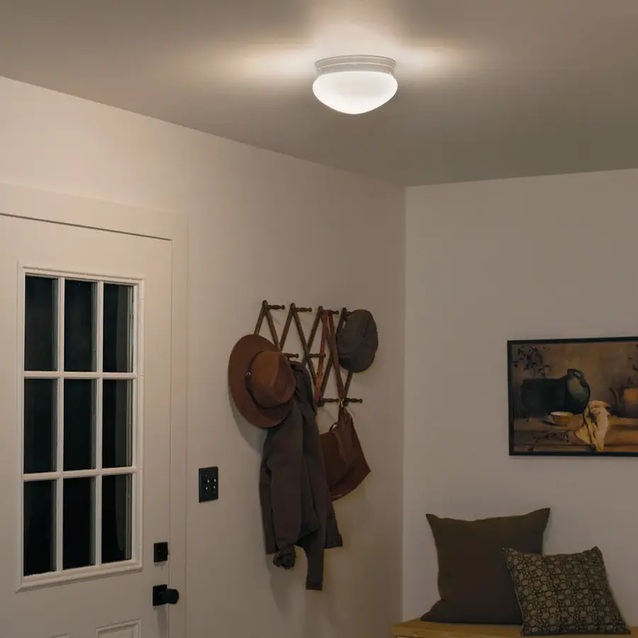Ceiling Space White Flush Mount Ceiling Light - Image 5