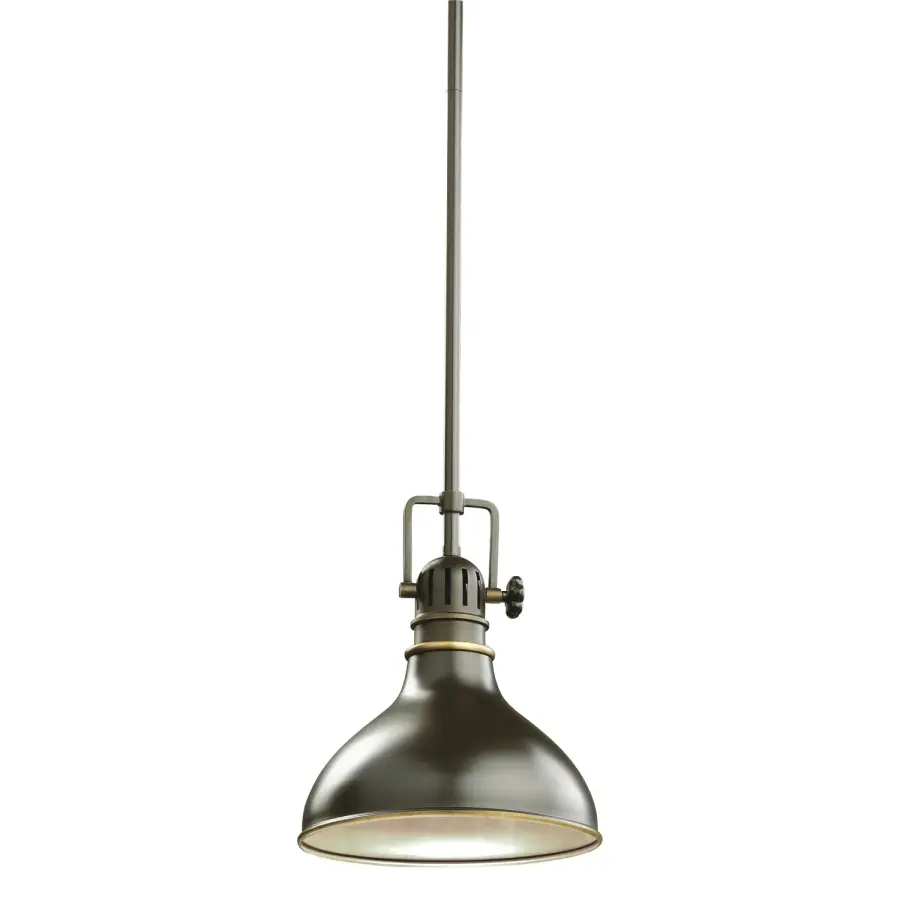 Hatteras Bay One Light Mini Pendant in Olde Bronze