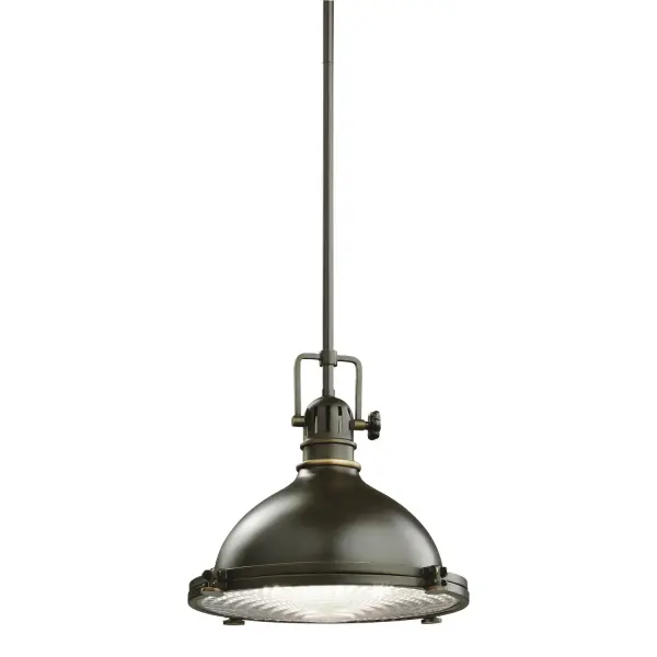 Hatteras Bay One Light Pendant in Olde Bronze