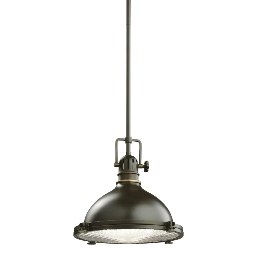 Hatteras Bay One Light Pendant in Olde Bronze