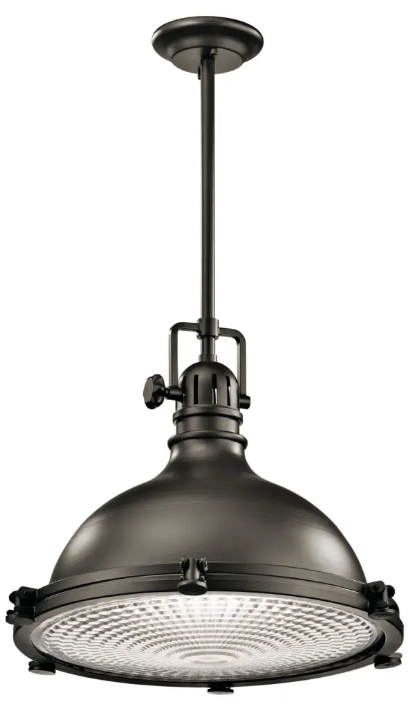 Hatteras Bay One Light Pendant in Olde Bronze