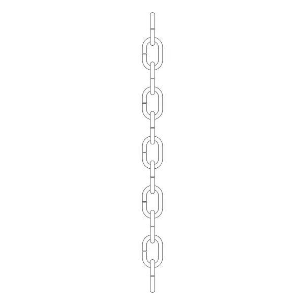 Accessory Chain in Polished Brass