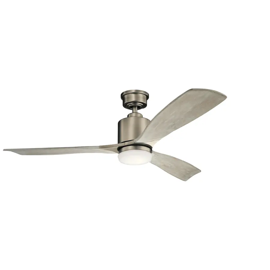 Ridley II 52" Ceiling Fan with Light in Antique Pewter