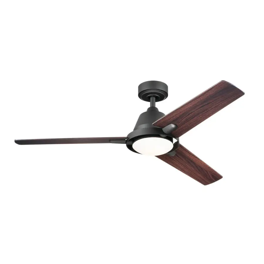 Sleek 52" Fan with Integrated LED Light & Reversible Blades - Image 1