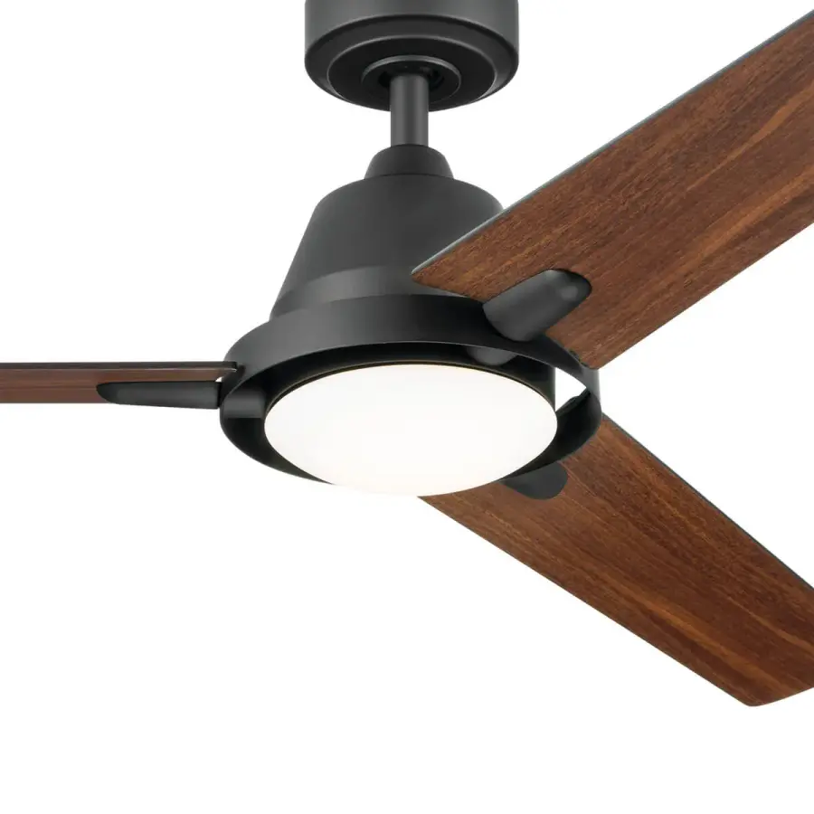 Sleek 52" Fan with Integrated LED Light & Reversible Blades - Image 2
