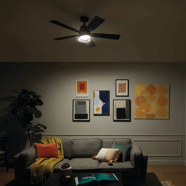 Dawn 52" Ceiling Fan with Integrated LED Light - Image 5