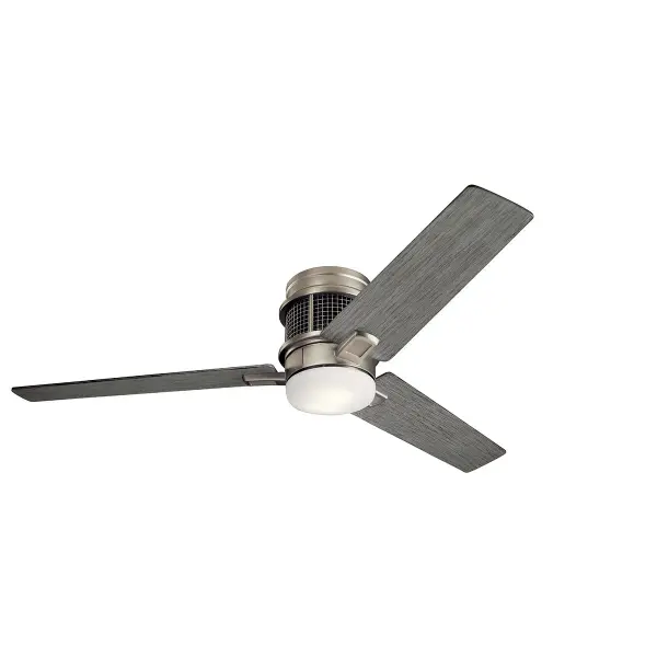 The Chiara ceiling fan combines contemporary style with practical functionality. Its 52-inch span and integrated 3000K LED lighting make it ideal for medium to large rooms, while the brushed nickel finish adds a refined touch.