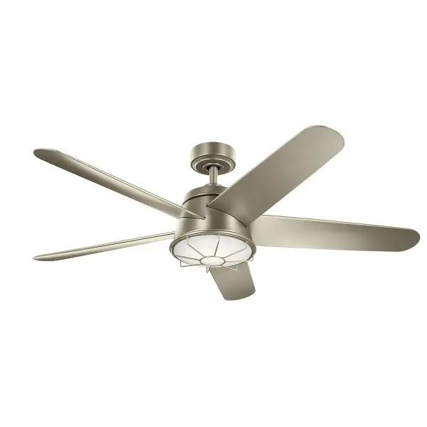 The Daya ceiling fan combines contemporary styling with practical functionality, featuring a 54-inch blade span ideal for larger rooms. Integrated 3000K LED lighting provides warm illumination while the dimmable feature allows customizable ambiance.
