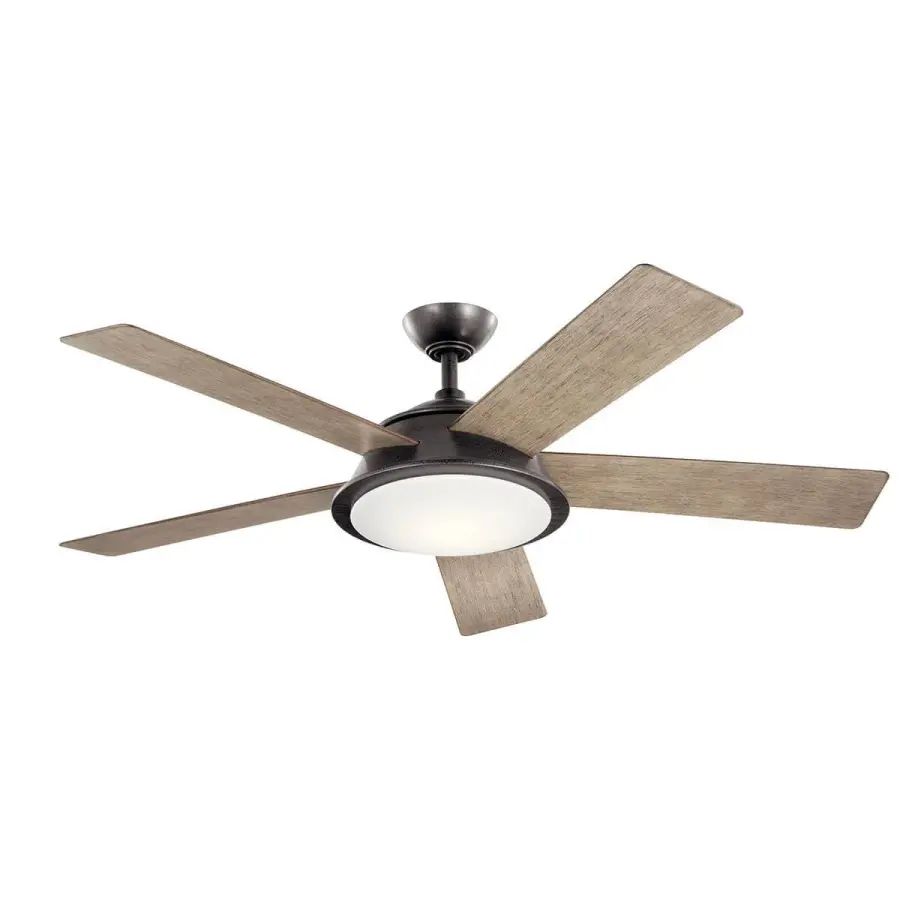 Verdi 56" LED Ceiling Fan in Anvil Iron