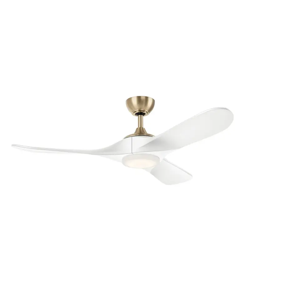 Mylo 52" Outdoor Ceiling Fan with Integrated LED - Image 1