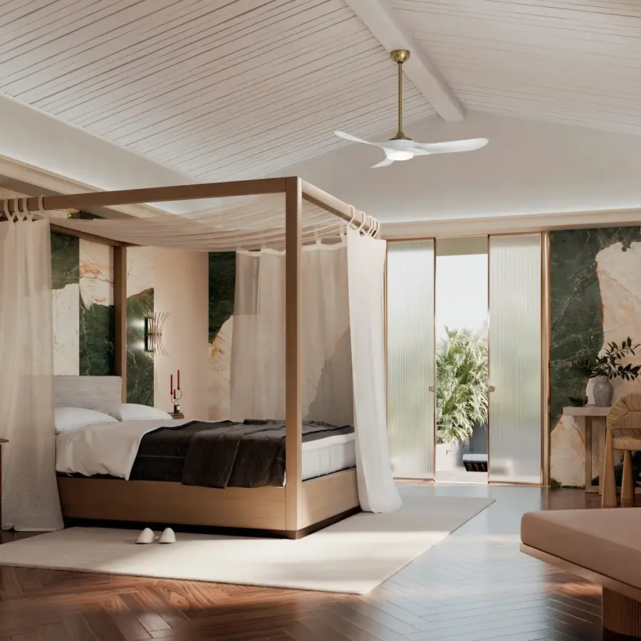 Mylo 52" Outdoor Ceiling Fan with Integrated LED - Image 6