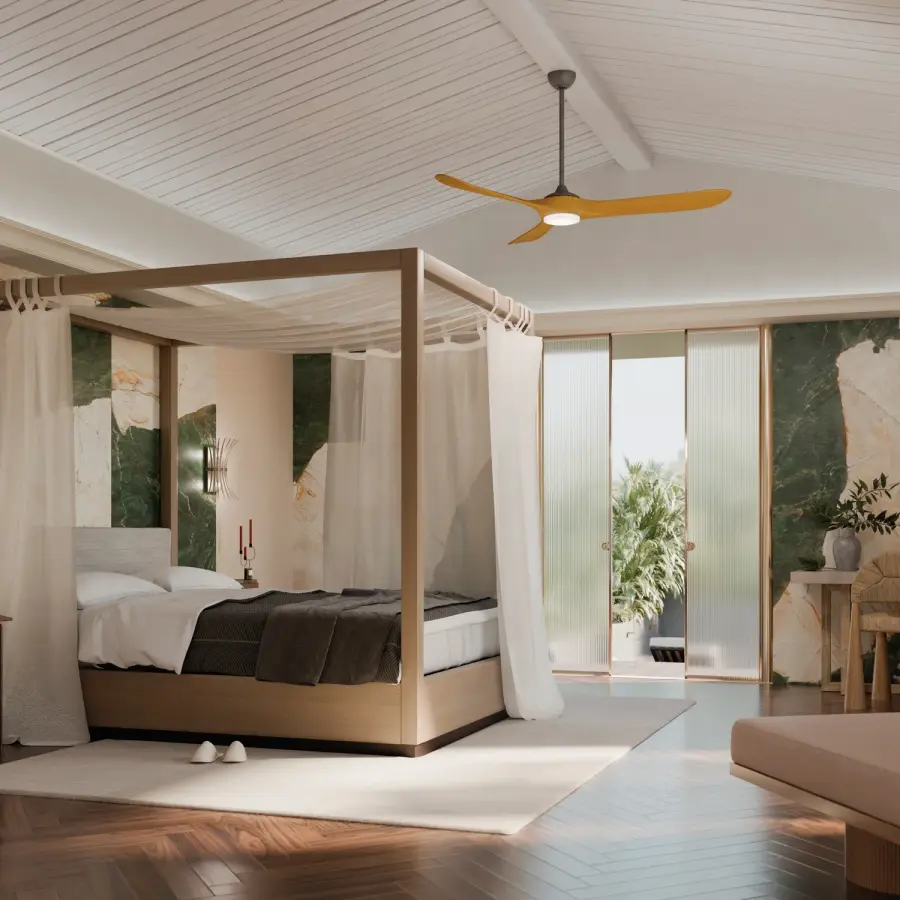 Mylo 70" Ceiling Fan with Light in Anvil Iron