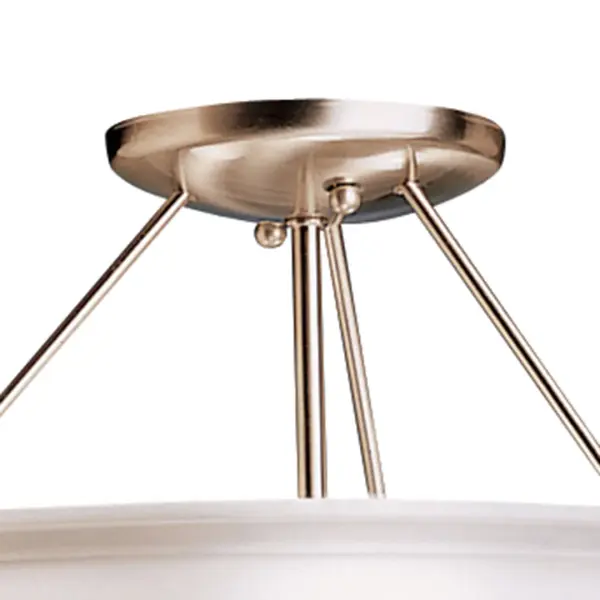 Cove Molding Top Glass Semi-Flush Mount Ceiling Light - Image 3