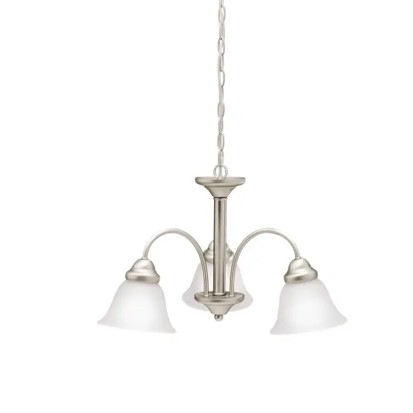 Wynberg 3-Light Chandelier in Brushed Nickel