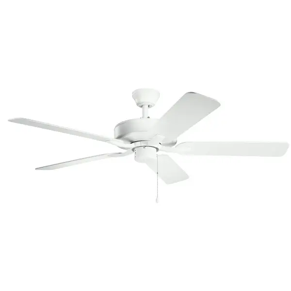 The Basics Ceiling Fan delivers essential cooling performance in a streamlined 52-inch design. With reversible blades and AC motor, it offers reliable year-round comfort at an accessible price point.