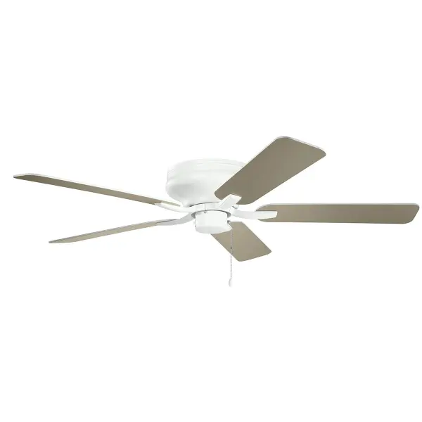 The Basics Ceiling Fan delivers essential cooling performance in a streamlined 52-inch design. With reversible blades and AC motor, it offers reliable year-round comfort at an accessible price point. - alternate view