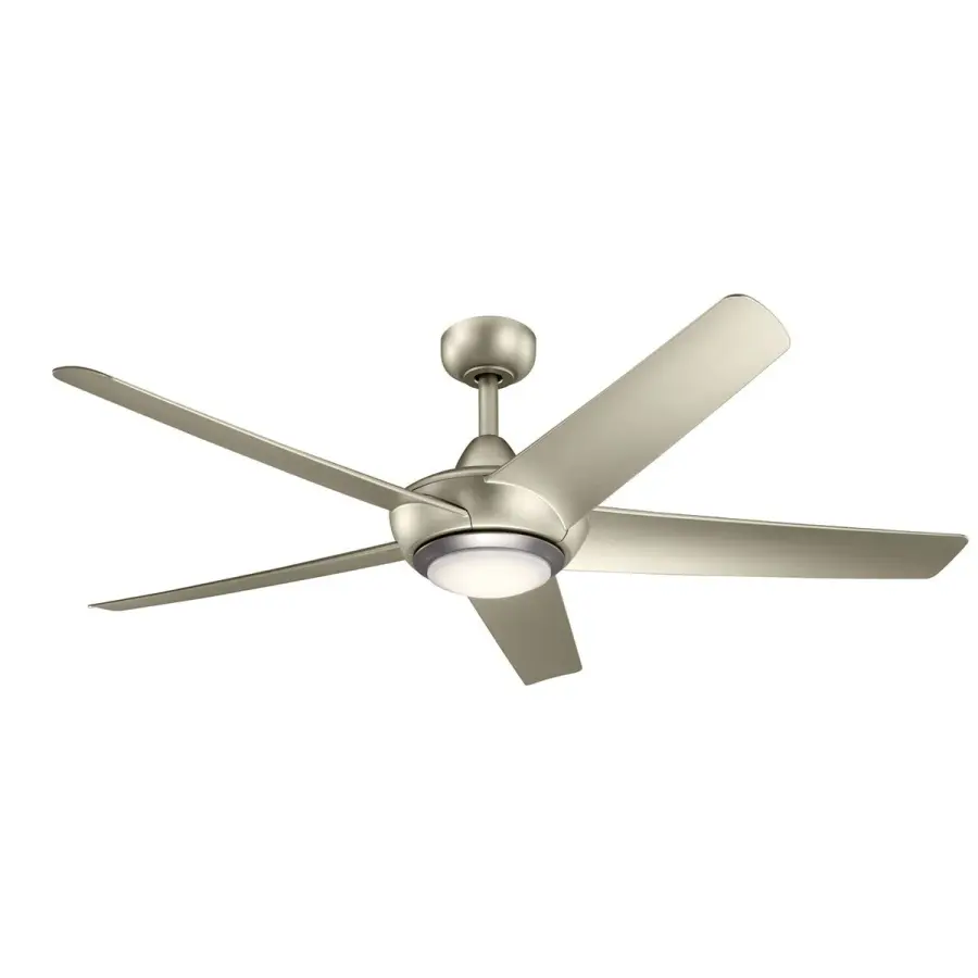 Kapono 52" LED Ceiling Fan in Brushed Nickel