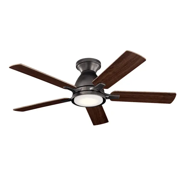 The Arvada ceiling fan combines contemporary style with practical functionality. Its 44-inch blade span and integrated 3000K LED lighting make it ideal for medium-sized rooms, while reversible blades offer design flexibility. - alternate view