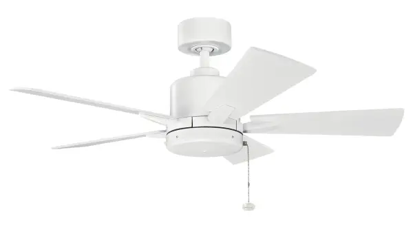 Lucian II 42" Ceiling Fan in Matte White