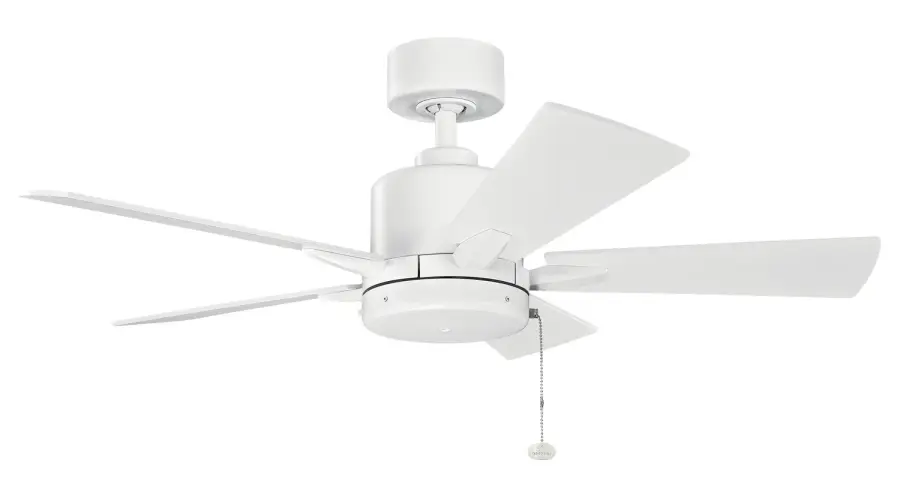 Lucian II 42" Ceiling Fan in Matte White