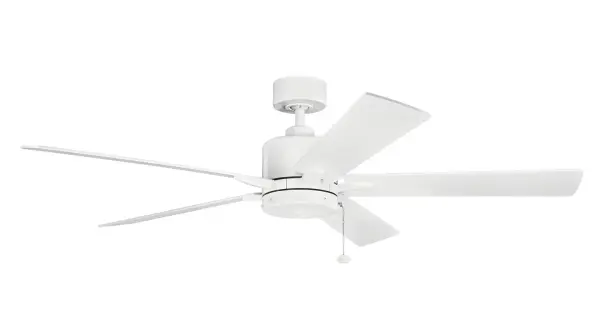 Lucian II 60" Ceiling Fan in Matte White