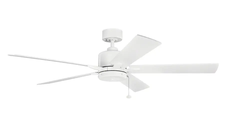Lucian II 60" Ceiling Fan in Matte White