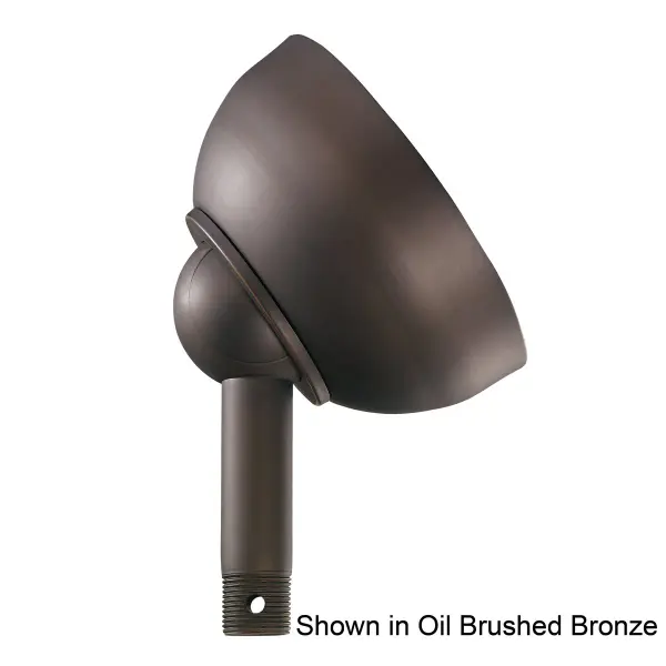 This slope adapter enables safe ceiling fan mounting on angled ceilings up to 45 degrees. The Antique Pewter finish complements traditional and transitional décor while ensuring proper fan alignment and operation.