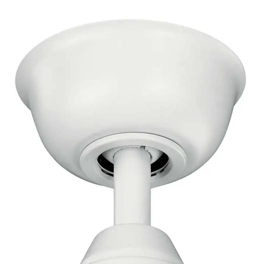 Accessory Downrod Hanger System in Matte White
