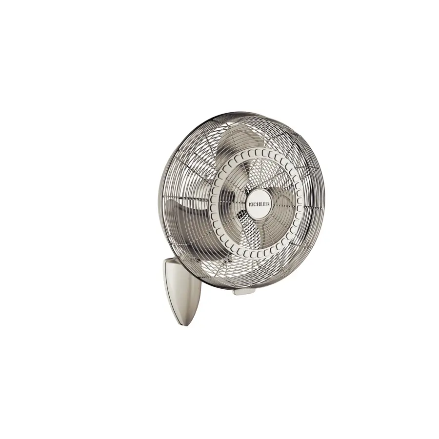 Pola 18" Wall Fan in Brushed Nickel