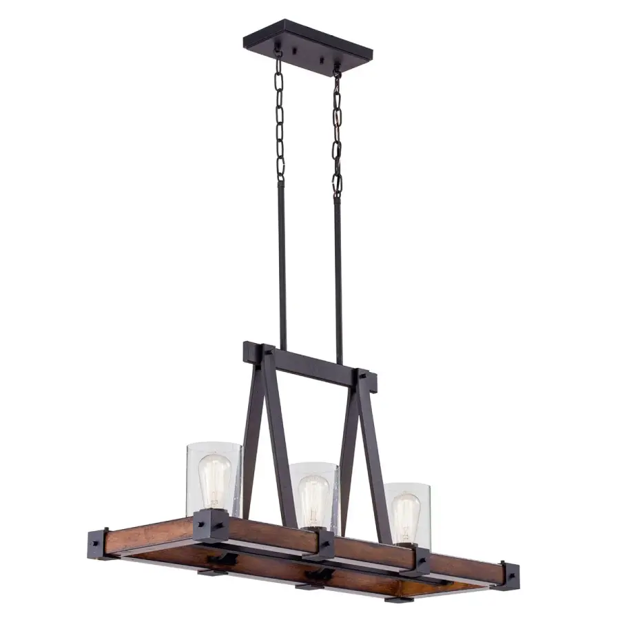 Barrington 3-Light Linear Chandelier - Image 1
