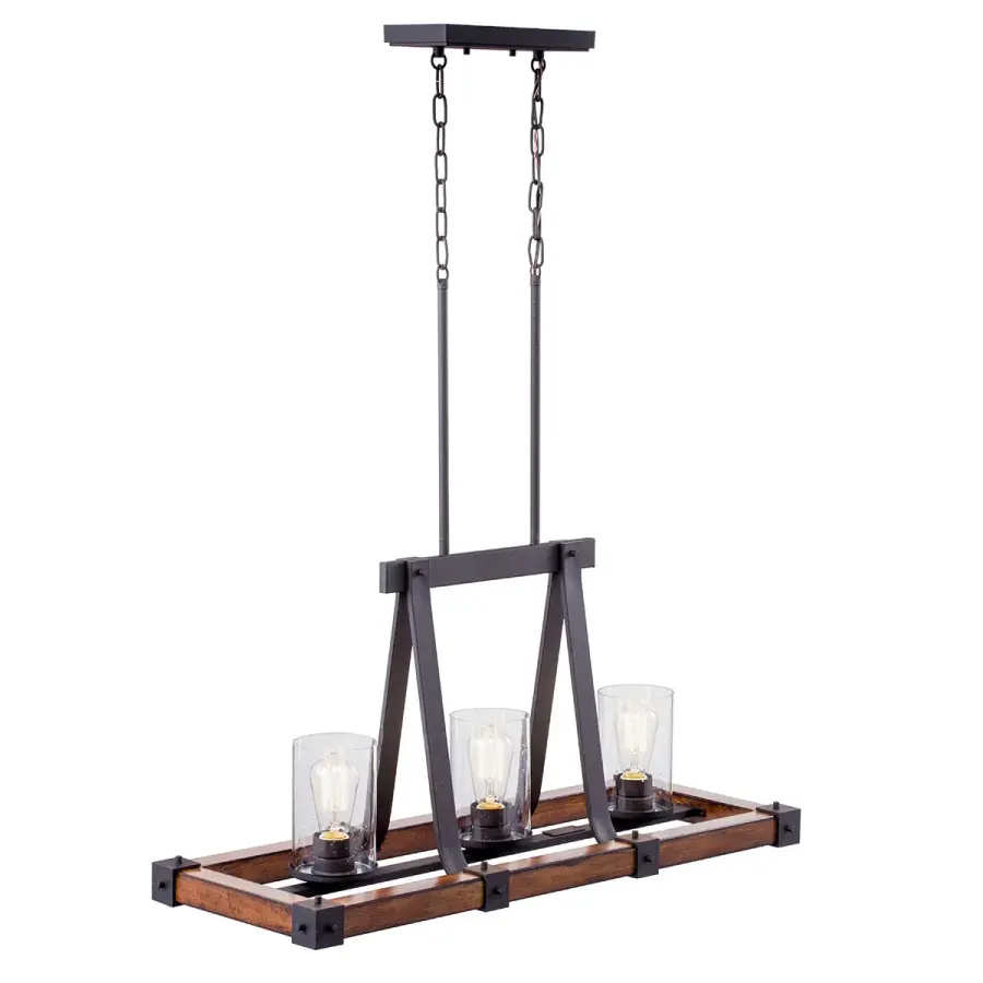 Barrington 3-Light Linear Chandelier - Image 3